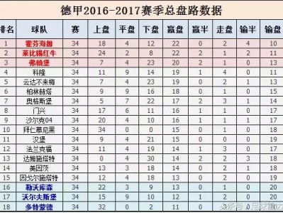 江南体育-【干货】德甲盘路数据 新赛季投注必备